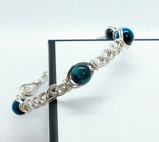 Natural Blue Tiger Eye bracelet