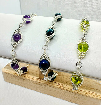Natural Crystal Bracelets