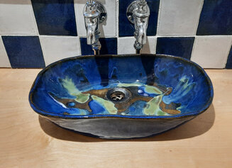 Hand built basin