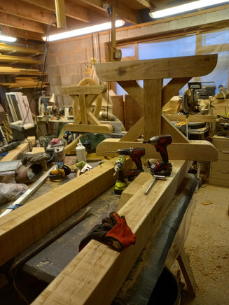Table making - oak