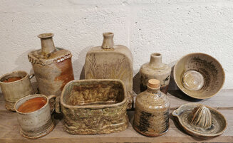 Ash Glazed pots