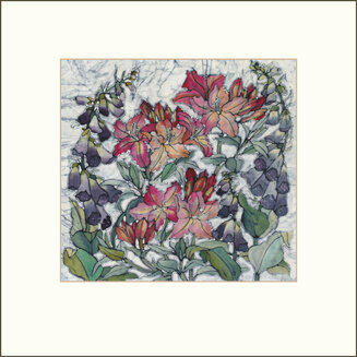 Azalea + Foxglove Original Batik