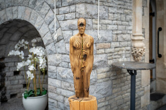 'Ripple' #3 Wooden Original Sculpture by Ed Elliott