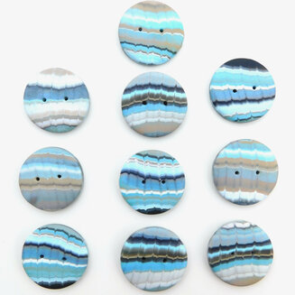 Marbled Effect Polymer Clay Buttons