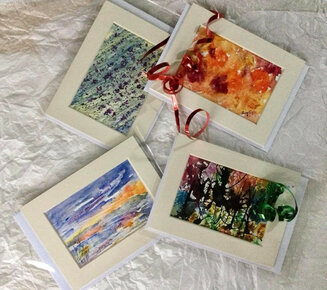 Hand-Painted Gift Cards