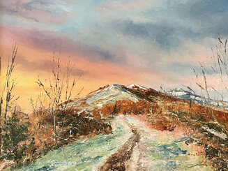 New Year sunrise, Malverns