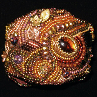 'Autumn' Beaded Cuff