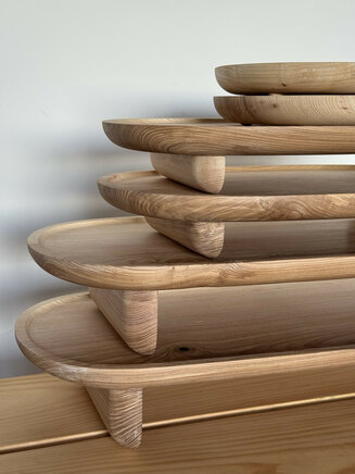 The Serving Boards in ash
