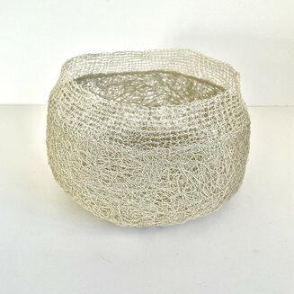 knitted wire bowl
