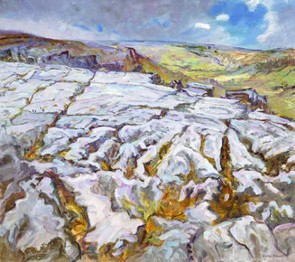 LIMESTONE PAVEMENT, YORKSHIRE