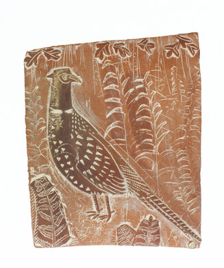 pheasant plaque 28cms