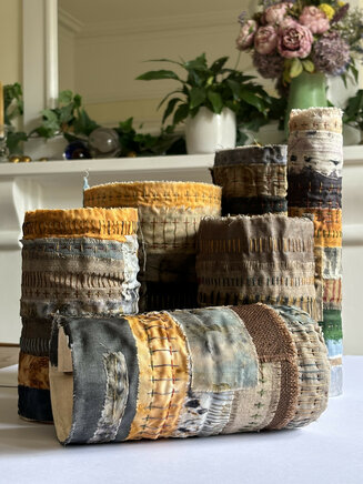 Ogham and Or Textile Vessels