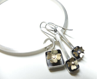 Boxed flowers jewellery - Angela Thoo