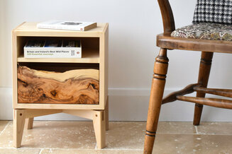 Sycamore & yew drawer unit