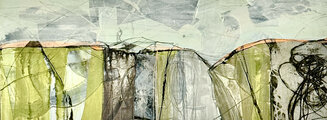 Acrylic inks and collage