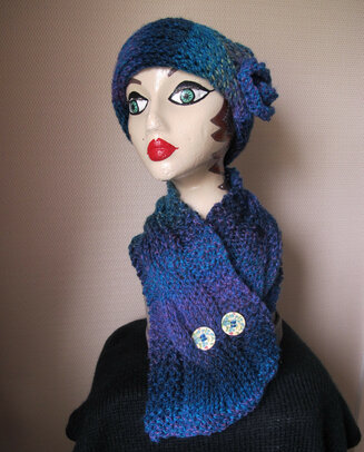 Cable Neckwarmer& Hat