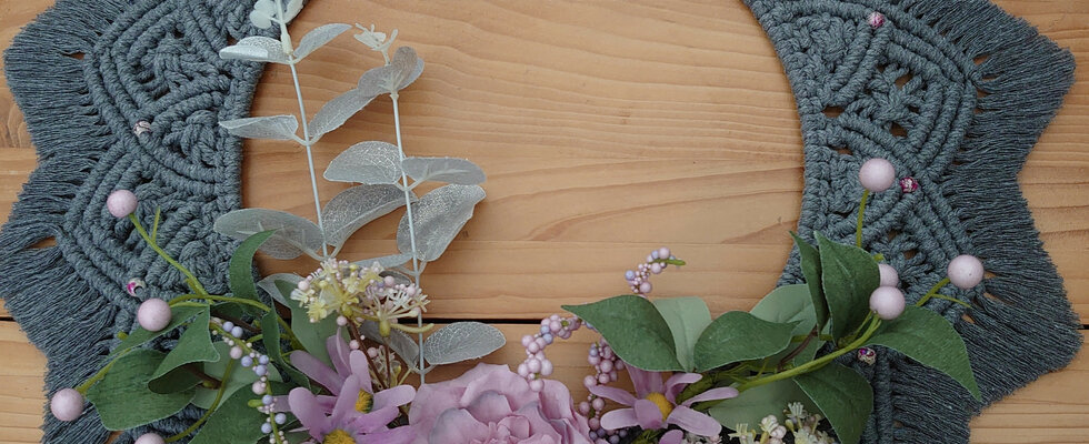 Cool Spring - wreath / wall hanging