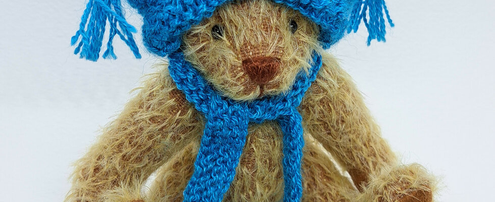 Miniature mohair teddy